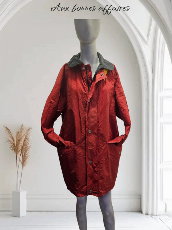 Manteau rouge Kway