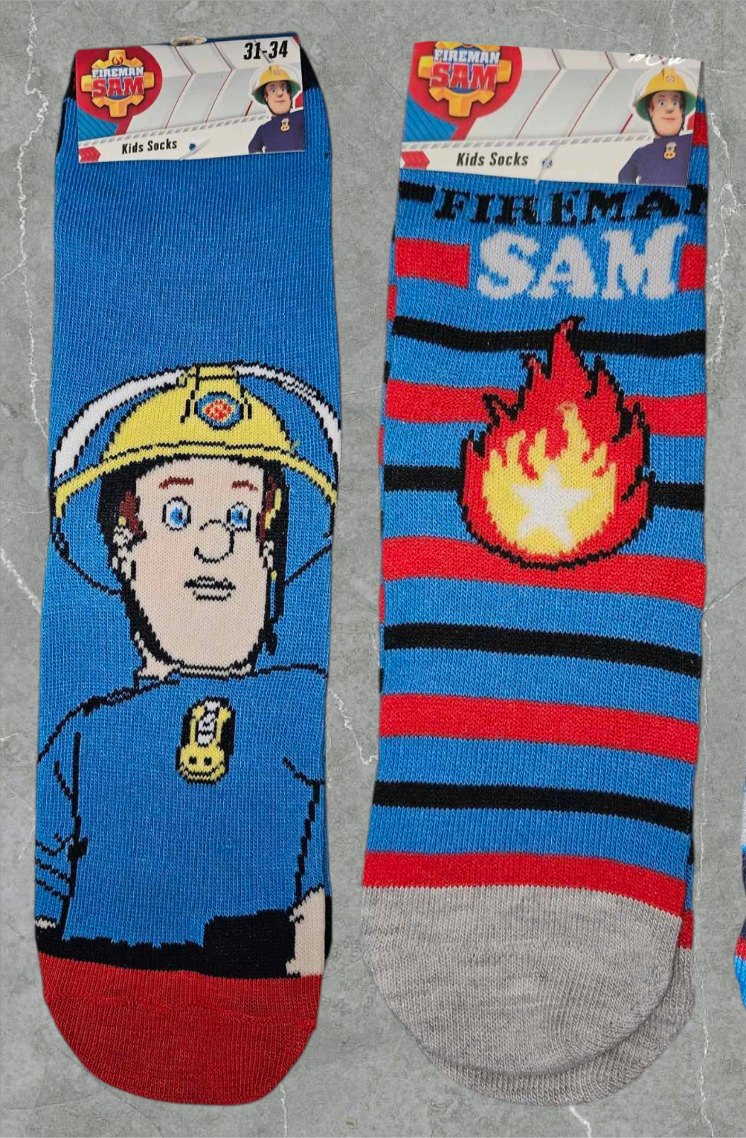Paire de chaussettes Sam le pompier