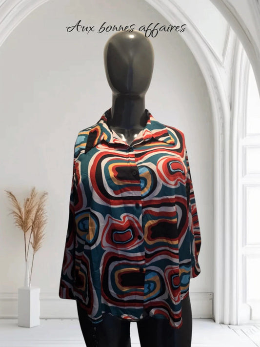 Chemise multicolore