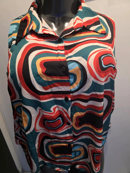 Chemise multicolore