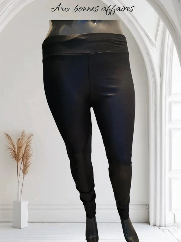 Pantalon simili cuire