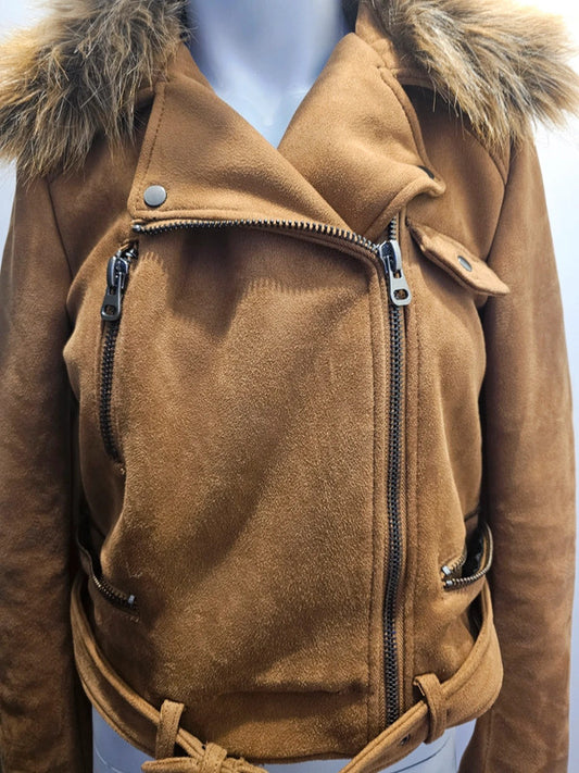 Manteau velours marron