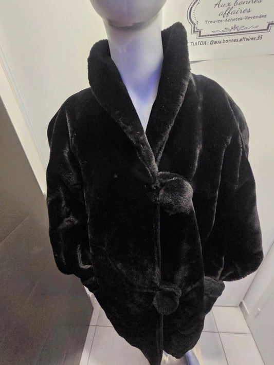 Manteau velours noir