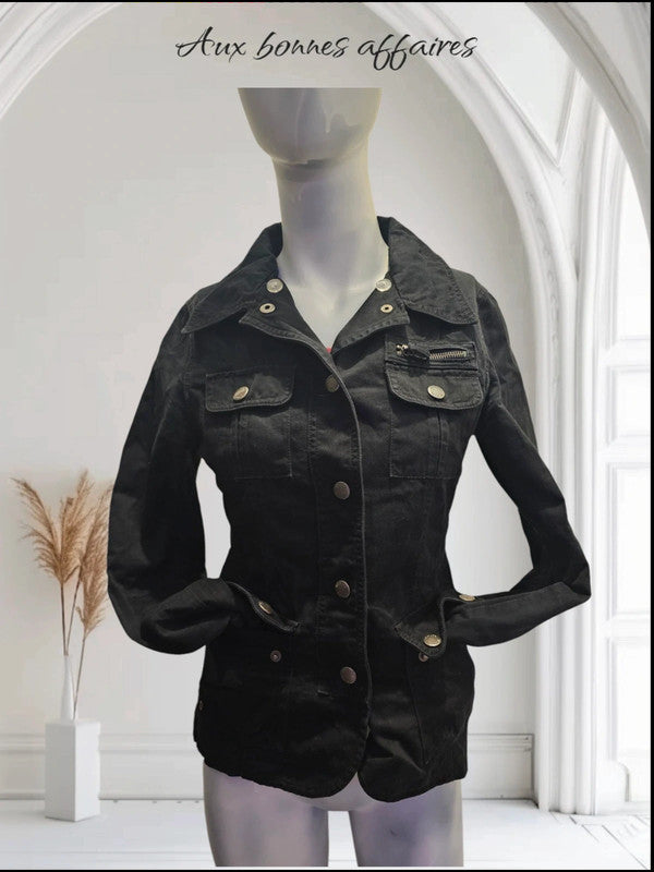 Veste noir style jeans