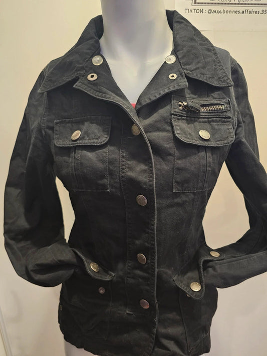 Veste noir style jeans