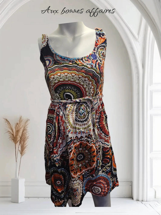 Robe multicolore