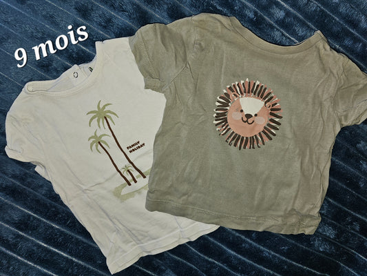 t-shirt 9 mois