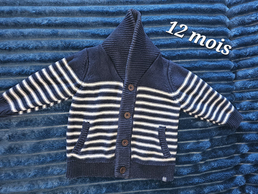 gilet garçon 12 mois