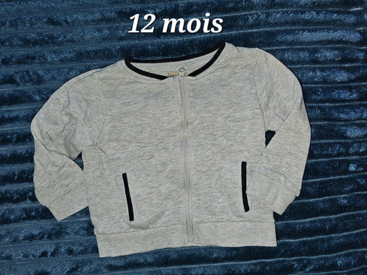 gilet gris