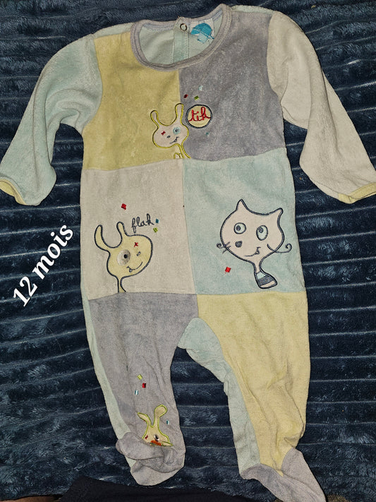 pyjamas polaire 12 mois