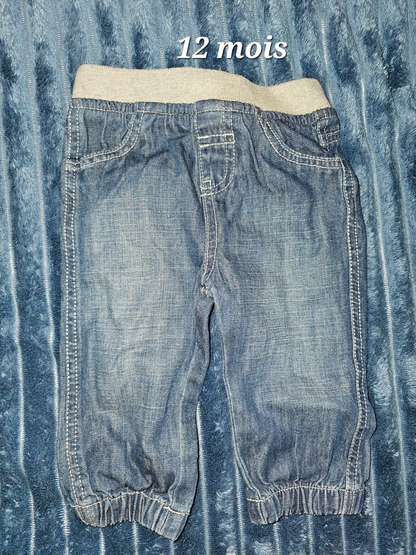 pantalon style jeans 12 mois