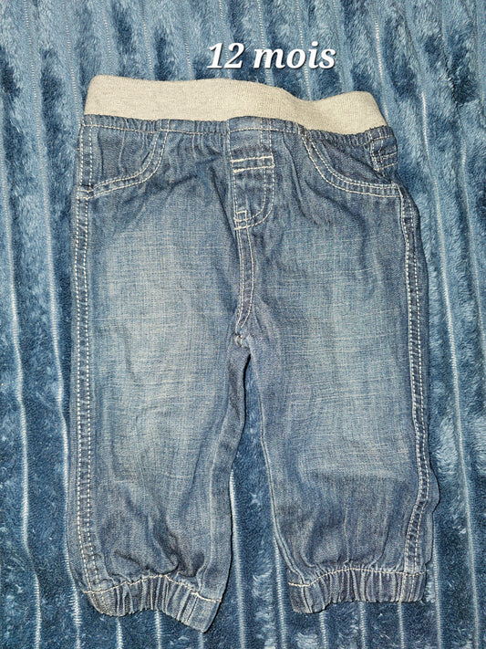 pantalon style jeans 12 mois