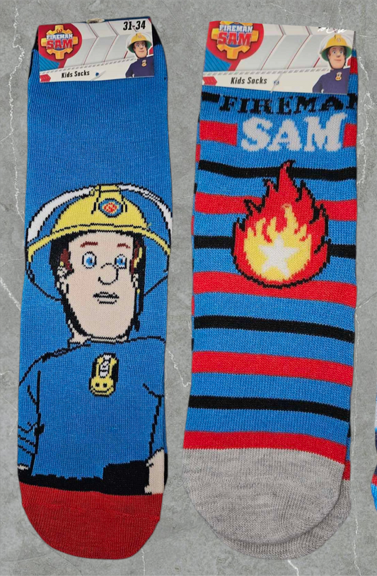 Paire de chaussettes Sam le pompier
