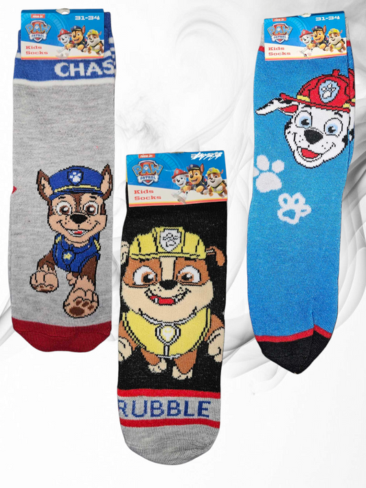 Paire de chaussettes pat patrouille