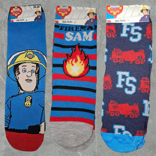 Paire de chaussettes Sam le pompier